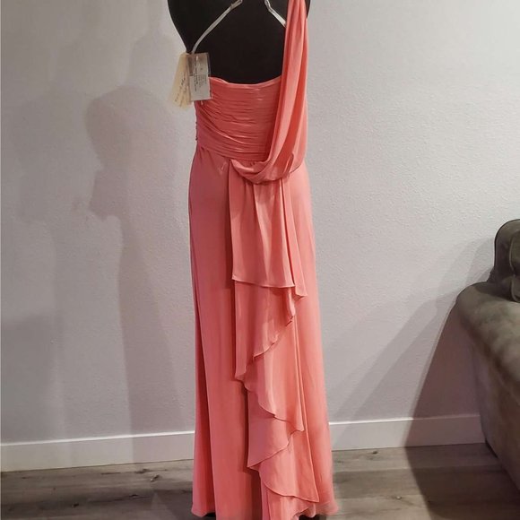 SALMON DRESS - Picture 2 of 3